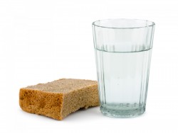 water and bread
